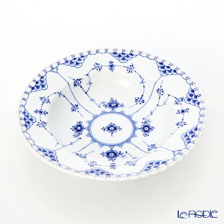 ロイヤルコペンハーゲン（Royal Copenhagen） ブルー フルーテッド フルレース プレート（ディープ） 23cm 1103605／1017236