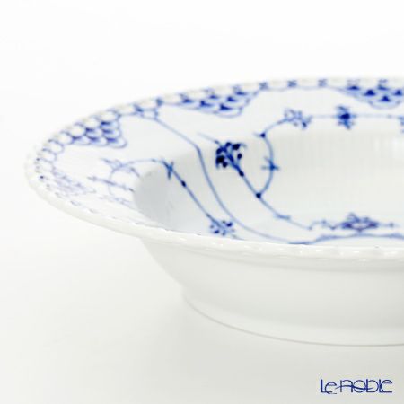 ロイヤルコペンハーゲン（Royal Copenhagen） ブルー フルーテッド フルレース プレート（ディープ） 23cm 1103605／1017236