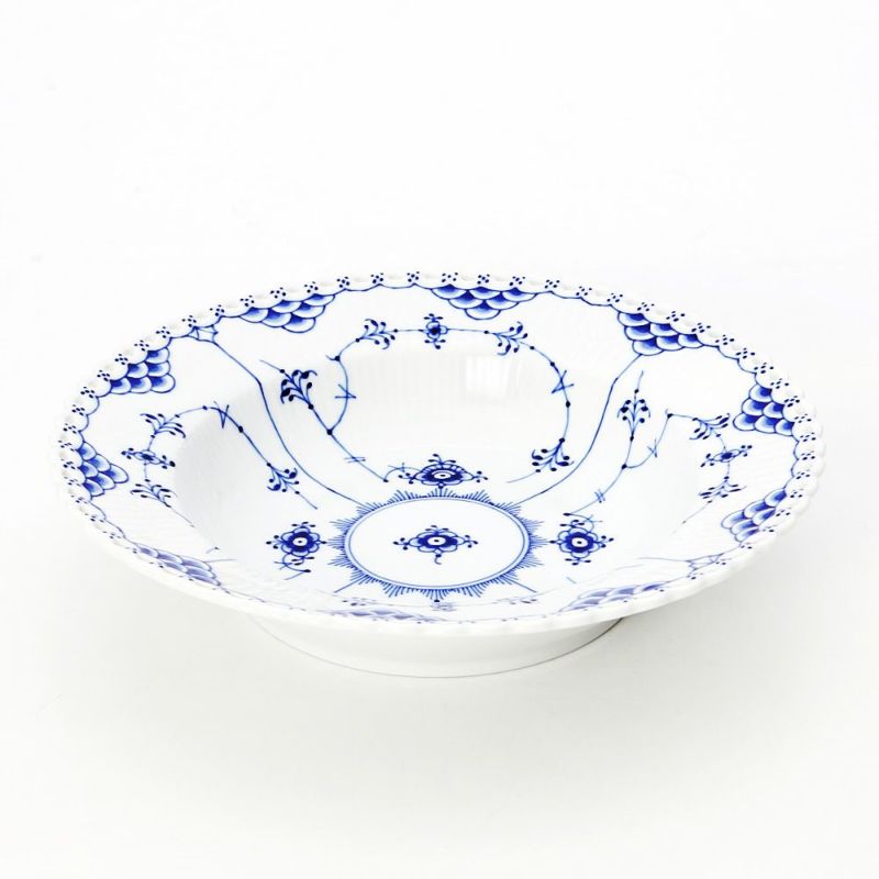 ロイヤルコペンハーゲン（Royal Copenhagen） ブルー フルーテッド フルレース プレート（ディープ） 23cm 1103605／1017236