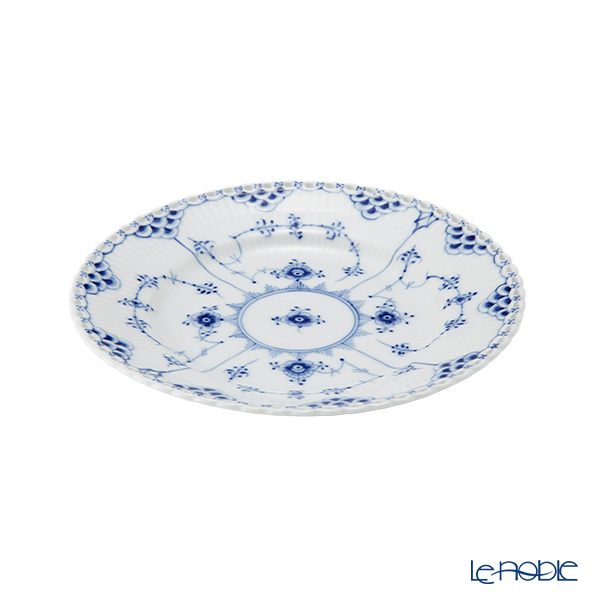ロイヤルコペンハーゲン（Royal Copenhagen） ブルー フルーテッド フルレース プレート（フラット） 17cm 1103617／1017237