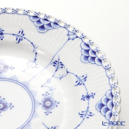 ロイヤルコペンハーゲン（Royal Copenhagen） ブルー フルーテッド フルレース プレート（フラット） 17cm 1103617／1017237