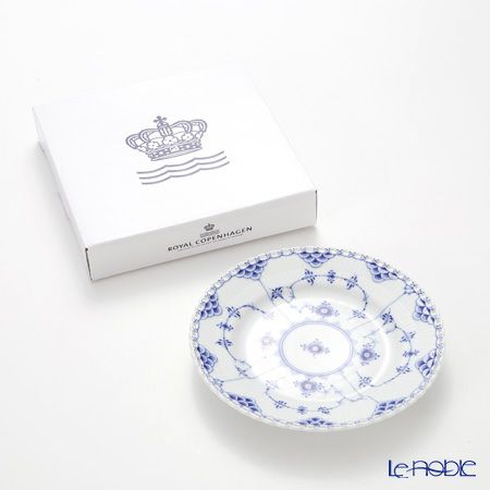 ロイヤルコペンハーゲン（Royal Copenhagen） ブルー フルーテッド フルレース プレート（フラット） 17cm 1103617／1017237