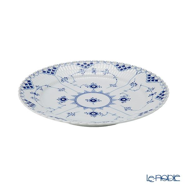 ロイヤルコペンハーゲン（Royal Copenhagen） ブルー フルーテッド フルレース プレート（フラット） 25cm 1103625／1017239