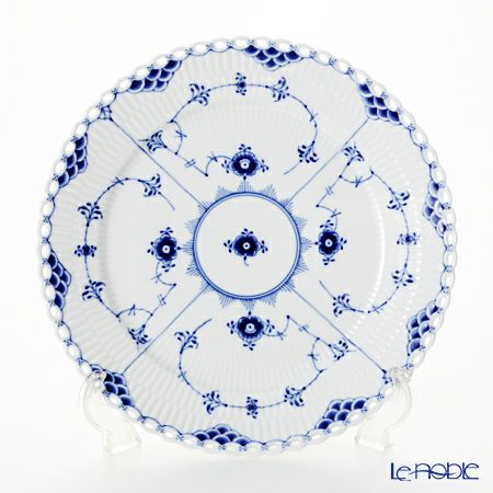 ロイヤルコペンハーゲン（Royal Copenhagen） ブルー フルーテッド フルレース プレート（フラット） 27cm 1103627／1017240