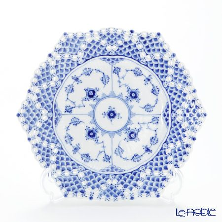 ロイヤルコペンハーゲン（Royal Copenhagen） ブルー フルーテッド フルレース プレート（ダブルレース） 21cm 1103636／1017241