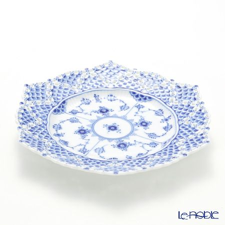 ロイヤルコペンハーゲン（Royal Copenhagen） ブルー フルーテッド フルレース プレート（ダブルレース） 21cm 1103636／1017241