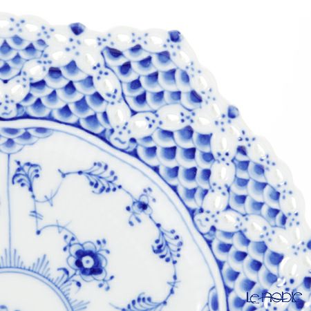 ロイヤルコペンハーゲン（Royal Copenhagen） ブルー フルーテッド フルレース プレート（ダブルレース） 21cm 1103636／1017241