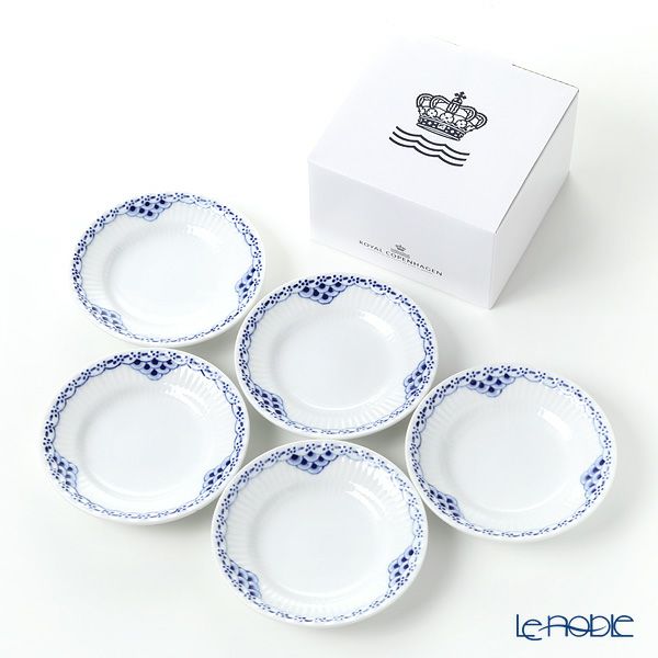 ロイヤルコペンハーゲン（Royal Copenhagen） プリンセス ブルー プレート 11cm 5枚セット 1104045