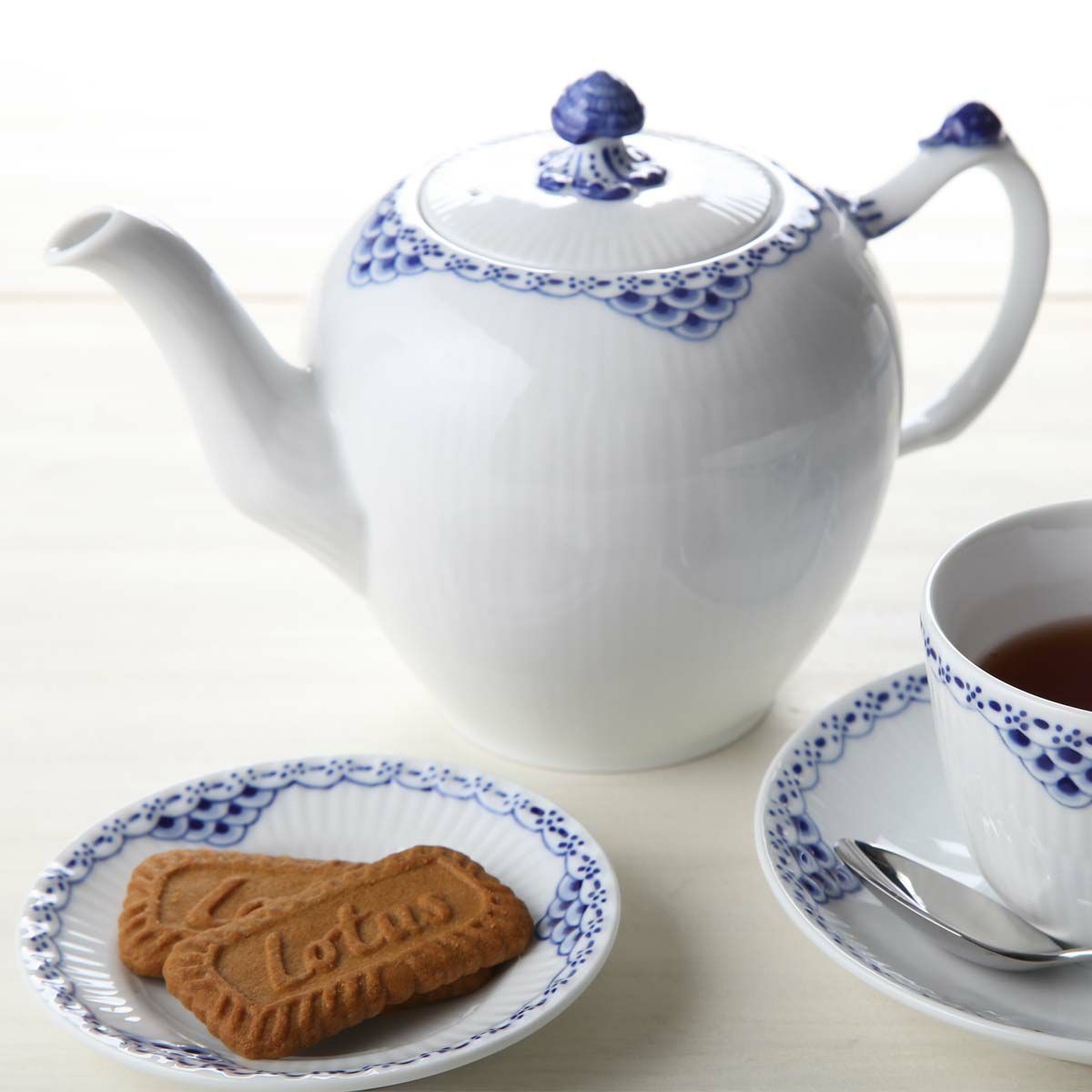 ロイヤルコペンハーゲン（Royal Copenhagen） プリンセス ブルー プレート 11cm 5枚セット 1104045