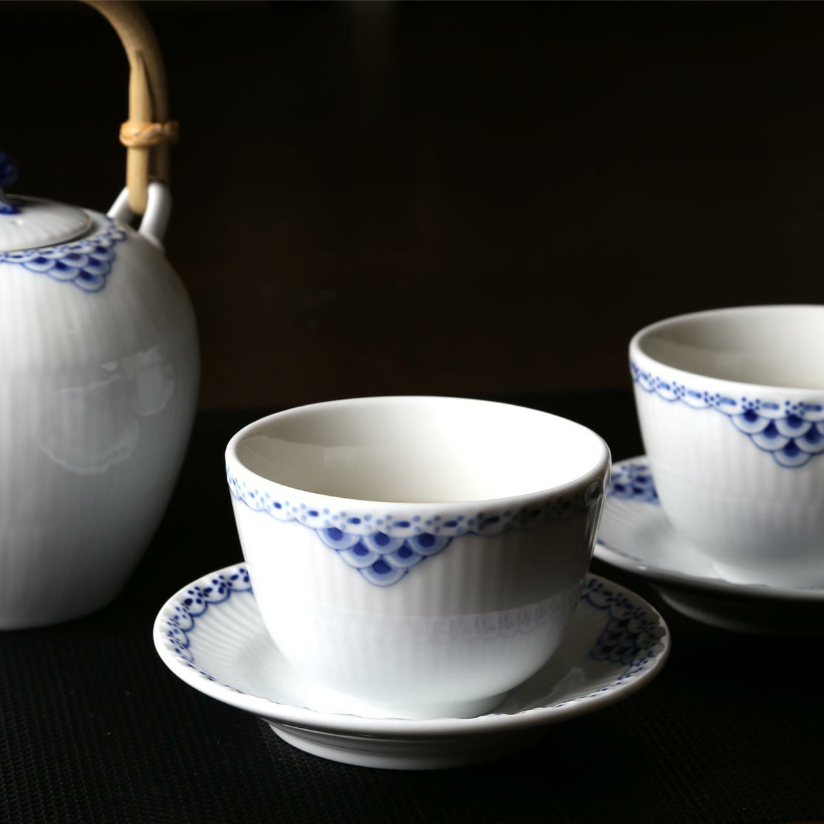 ロイヤルコペンハーゲン（Royal Copenhagen） プリンセス ブルー カップ 150ml ペア 1104047