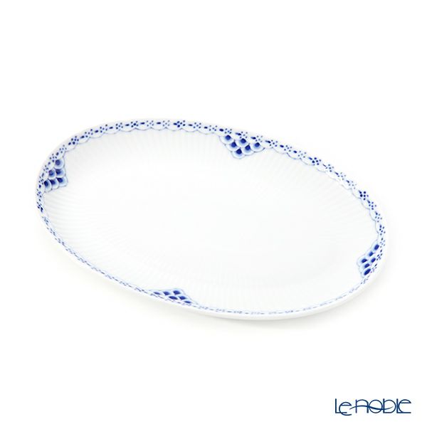 ロイヤルコペンハーゲン（Royal Copenhagen） プリンセス ブルー オーバルディッシュ 23.5×15cm 1104356／1028390