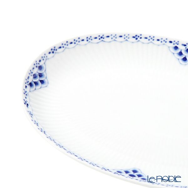 ロイヤルコペンハーゲン（Royal Copenhagen） プリンセス ブルー オーバルディッシュ 23.5×15cm 1104356／1028390
