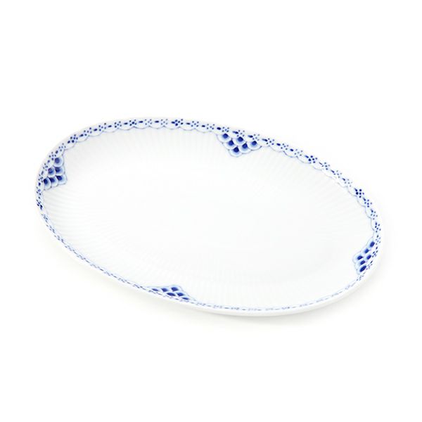 ロイヤルコペンハーゲン（Royal Copenhagen） プリンセス ブルー オーバルディッシュ 23.5×15cm 1104356／1028390