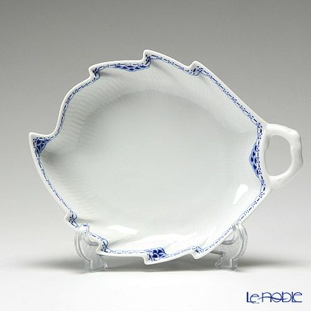 ロイヤルコペンハーゲン（Royal Copenhagen） プリンセス ブルー ディッシュ（葉型） 23×18.5cm 1104357