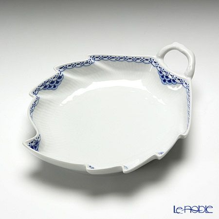 ロイヤルコペンハーゲン（Royal Copenhagen） プリンセス ブルー ディッシュ（葉型） 23×18.5cm 1104357