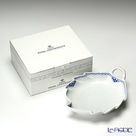 ロイヤルコペンハーゲン（Royal Copenhagen） プリンセス ブルー ディッシュ（葉型） 23×18.5cm 1104357