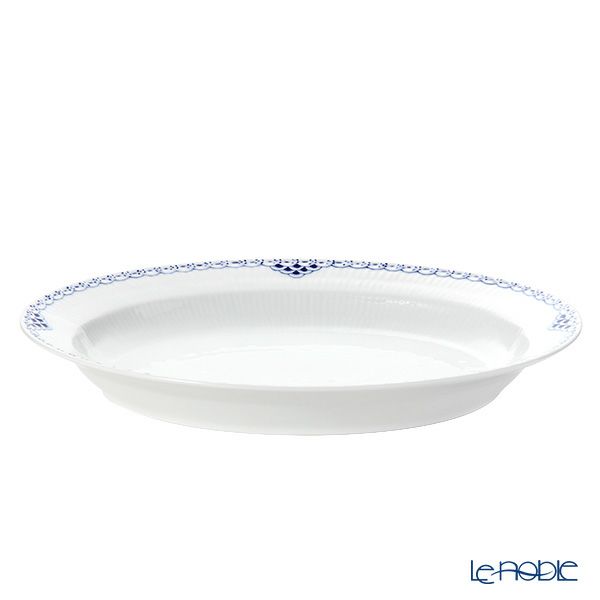 ロイヤルコペンハーゲン（Royal Copenhagen） プリンセス ブルー オーバルディッシュ 36.5cm 1104375／1017259