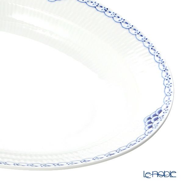 ロイヤルコペンハーゲン（Royal Copenhagen） プリンセス ブルー オーバルディッシュ 36.5cm 1104375／1017259