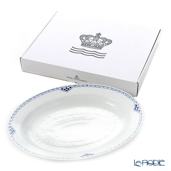 ロイヤルコペンハーゲン（Royal Copenhagen） プリンセス ブルー オーバルディッシュ 36.5cm 1104375／1017259