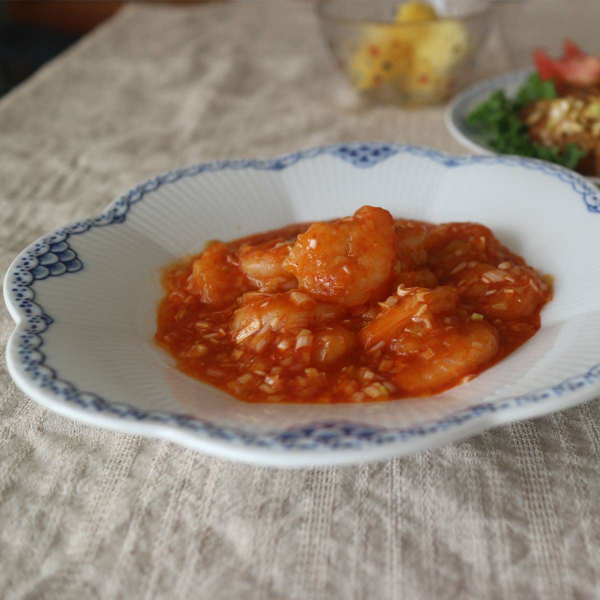 ロイヤルコペンハーゲン（Royal Copenhagen） プリンセス ブルー ペタルボウル 25.5×H4.5cm 1104397