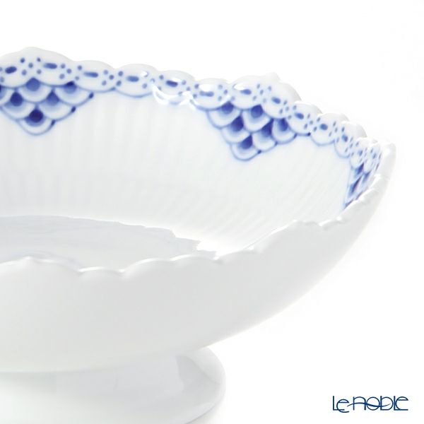 ロイヤルコペンハーゲン（Royal Copenhagen） プリンセス ブルー ケーキディッシュ足付 17.5×H6cm 1104427／1026451