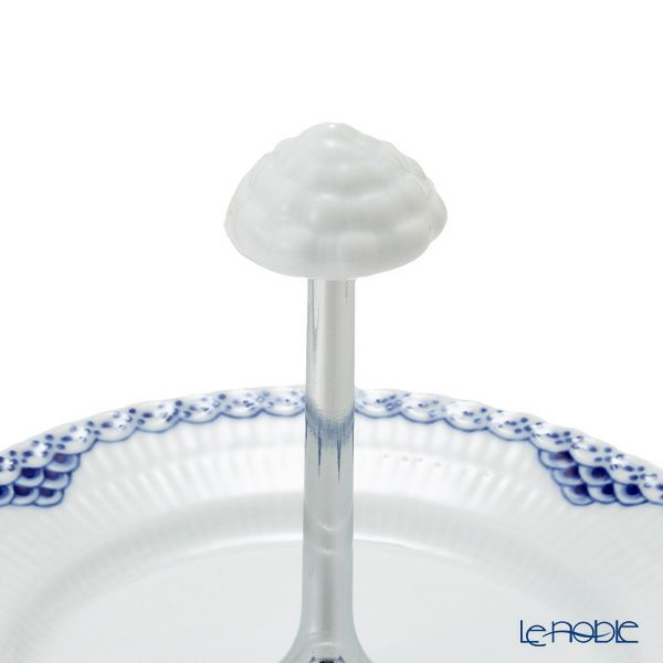 ロイヤルコペンハーゲン（Royal Copenhagen） プリンセス ブルー デザートスタンド 2段 24cm 組み立て式 1104437／1062485