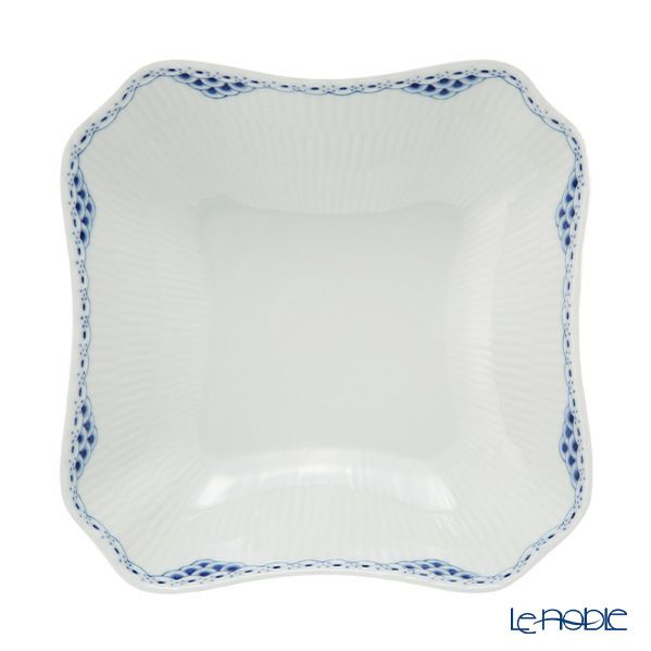 ロイヤルコペンハーゲン（Royal Copenhagen） プリンセス ブルー サラダボウル（スクエア） 21cm 1104578／1017266