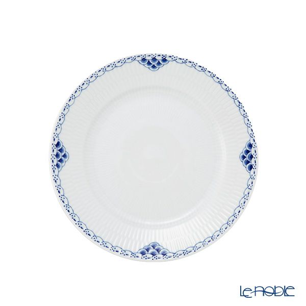 ロイヤルコペンハーゲン（Royal Copenhagen） プリンセス ブルー プレート（フラット） 19cm 1104620／1017270