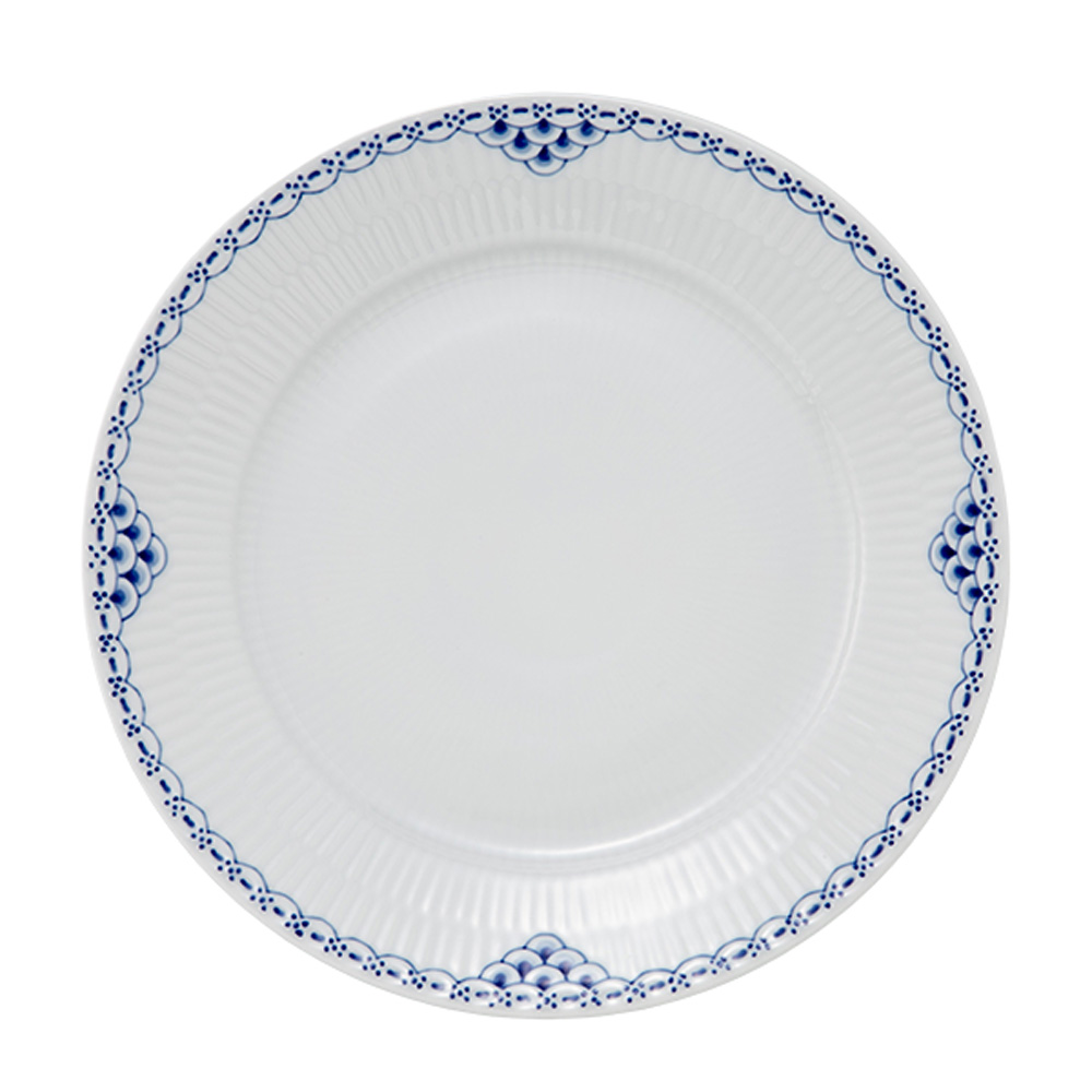ロイヤルコペンハーゲン（Royal Copenhagen） プリンセス ブルー プレート（フラット） 22cm 1104622／1017271