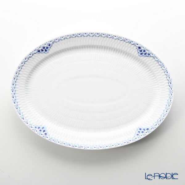ロイヤルコペンハーゲン（Royal Copenhagen） プリンセス ブルー オーバルディッシュ 28×20cm 1104626