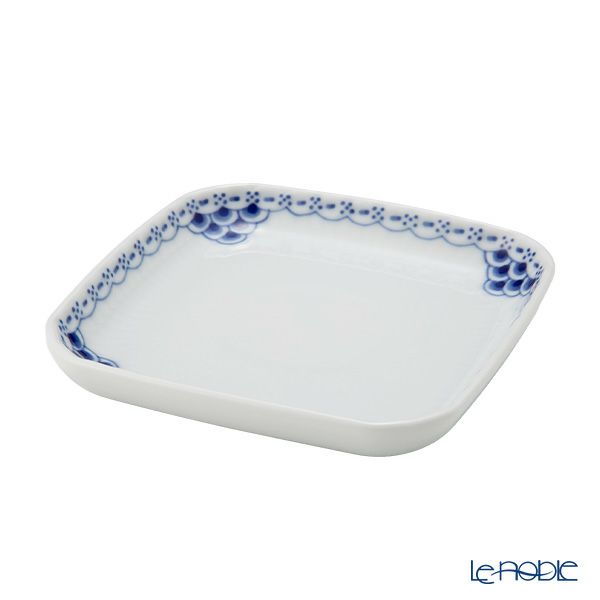 ロイヤルコペンハーゲン（Royal Copenhagen） プリンセス ブルー スモールスクエアディッシュ 10.5cm 1104709／1066924