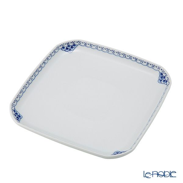 ロイヤルコペンハーゲン（Royal Copenhagen） プリンセス ブルー スクエアディッシュ 21cm 1104720／1066925