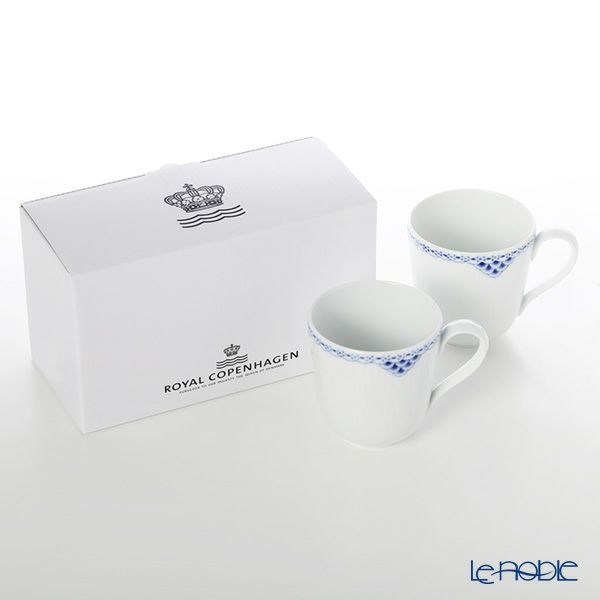 ロイヤルコペンハーゲン（Royal Copenhagen） プリンセス ブルー マグ 280ml ペア 1104919