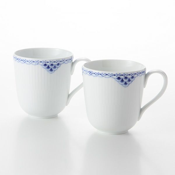 ロイヤルコペンハーゲン（Royal Copenhagen） プリンセス ブルー マグ 280ml ペア 1104919