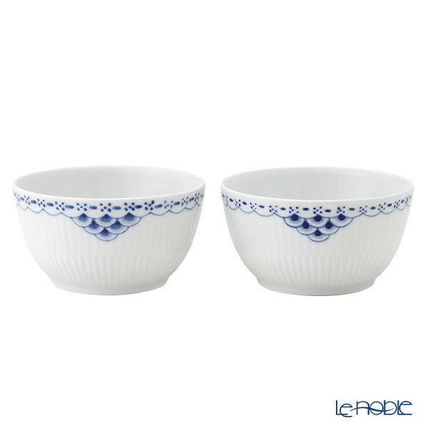 ロイヤルコペンハーゲン（Royal Copenhagen） プリンセス ブルー ボウル 150ml ペア 1104939／1062486