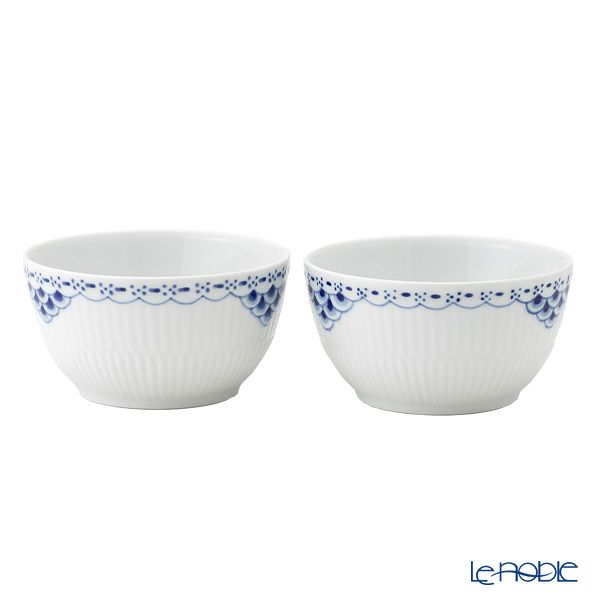 ロイヤルコペンハーゲン（Royal Copenhagen） プリンセス ブルー ボウル 150ml ペア 1104939／1062486