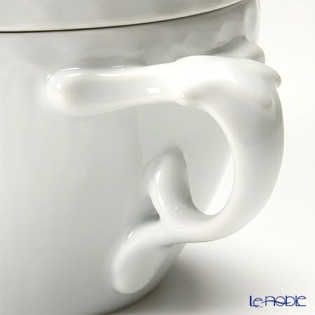 ロイヤルコペンハーゲン（Royal Copenhagen） ホワイト フルーテッド ハーフレース シュガー 200ml 1128159／1017280