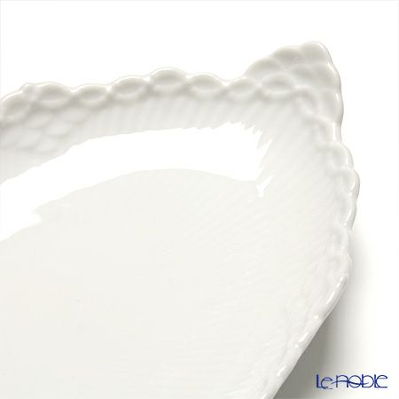 ロイヤルコペンハーゲン（Royal Copenhagen） ホワイト フルーテッド ハーフレース ディッシュ・オーバル 24.5cm 1128349