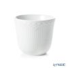 ロイヤルコペンハーゲン（Royal Copenhagen） ホワイト フルーテッド ハーフレース スタイルカップ 260ml 1128495／1027464