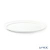ロイヤルコペンハーゲン（Royal Copenhagen） ホワイト フルーテッド ハーフレース オーバルディッシュ 28cm 1128626／1016792