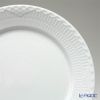 ロイヤルコペンハーゲン（Royal Copenhagen） ホワイト フルーテッド ハーフレース プレート（フラット） 27cm 1128627／1017296