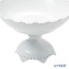 ロイヤルコペンハーゲン（Royal Copenhagen） ホワイト フルーテッド フルレース コンポート 直径28×17.5cm 1132429／1052695