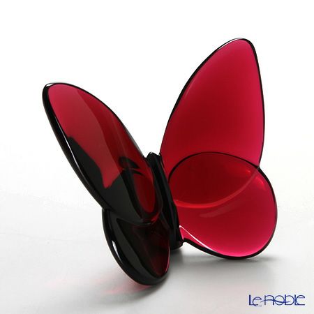 バカラ（Baccarat） オブジェ 2-104-322 ラッキーバタフライ レッド