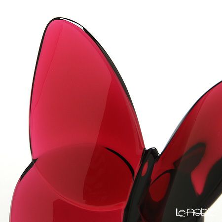 バカラ（Baccarat） オブジェ 2-104-322 ラッキーバタフライ レッド