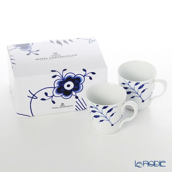 ロイヤルコペンハーゲン（Royal Copenhagen） ブルー フルーテッド メガ マグ（S） 280ml 2381027 ペア
