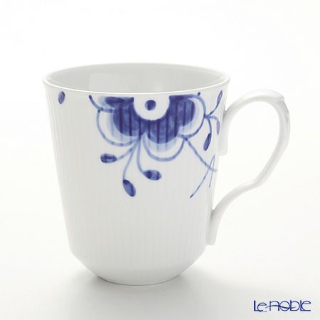 ロイヤルコペンハーゲン（Royal Copenhagen） ブルー フルーテッド メガ マグ（L） 380ml ペア 2381043／1016871