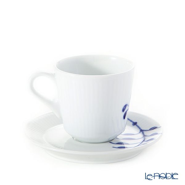 ロイヤルコペンハーゲン（Royal Copenhagen） ブルー フルーテッド メガ エスプレッソカップ＆ソーサー 2381050／1016875