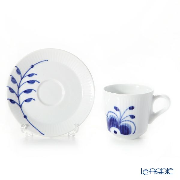 ロイヤルコペンハーゲン（Royal Copenhagen） ブルー フルーテッド メガ エスプレッソカップ＆ソーサー 2381050／1016875