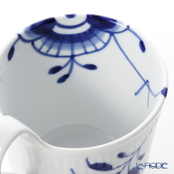 ロイヤルコペンハーゲン（Royal Copenhagen） ブルー フルーテッド メガ ハイハンドル マグ 330ml 2381090／1016878