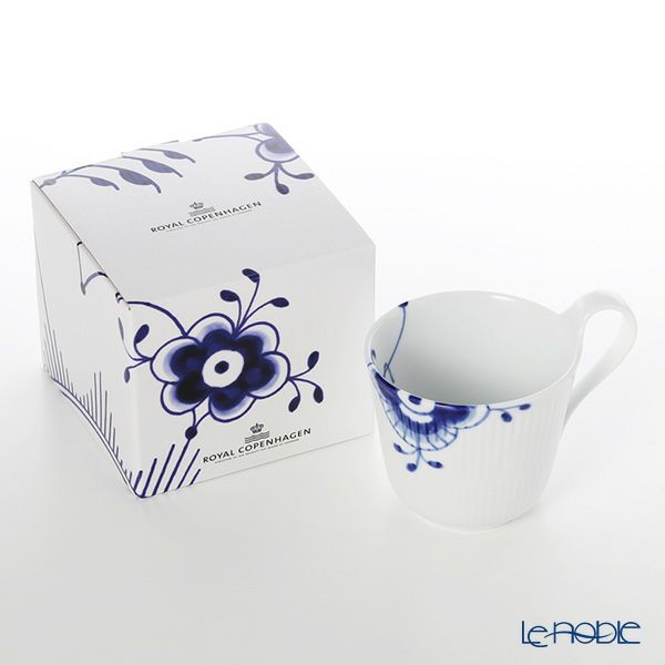 ロイヤルコペンハーゲン（Royal Copenhagen） ブルー フルーテッド メガ ハイハンドル マグ 330ml 2381090／1016878